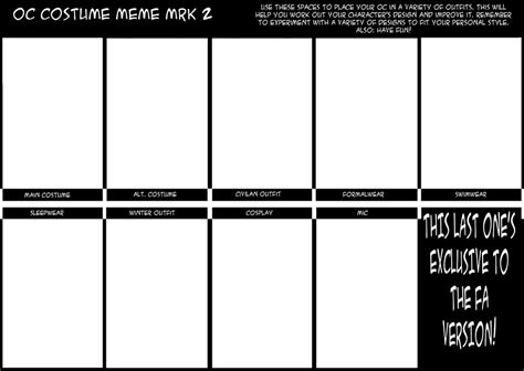 Oc Costume Chart Template Mrk 2 Da Version By Bladedge On Deviantart