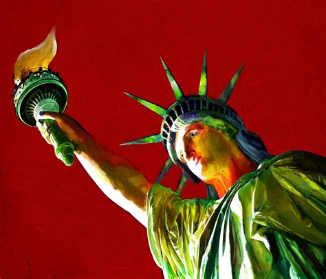 Statue Of Liberty Painting By Kurian Jacob Pixels