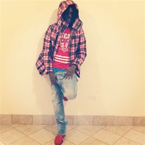 Chief Keef Wearing Glo Gang Clothing Gloyalty 300 Shirt In Black And