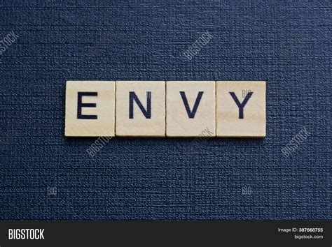 Gray Word Envy Small Image And Photo Free Trial Bigstock