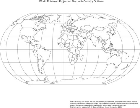 Blank World Map Printable Graphics