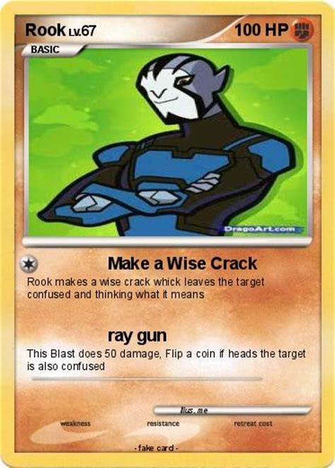 Pokémon Rook 6 6 Make A Wise Crack My Pokemon Card