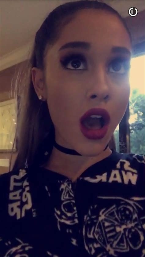 Ariana Grande Pics Snapchat January 2016
