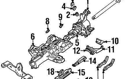 1997 Ford Ranger Housing. Column. ACTUATOR. Steering Tube. 2003-04