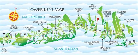 Florida Keys Map Key West Bus Tour Map Of Lower Flori