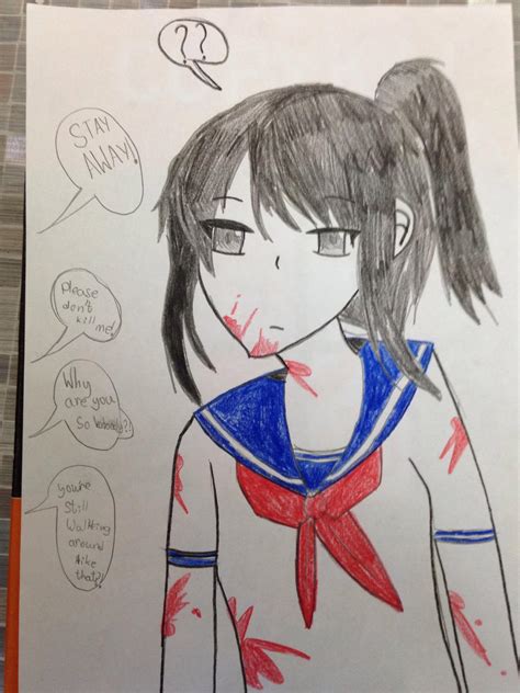 Yandere Chan Fanart By Wendyblue123 On Deviantart