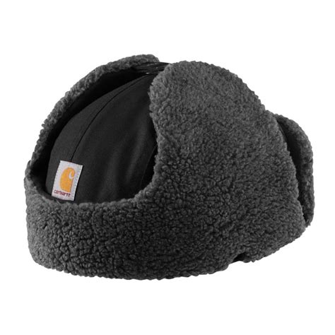 925508 Carhartt Trapper Hat Black