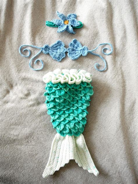 Crochet Baby Mermaid Tail Dont You Think Its Perfect For A Photo