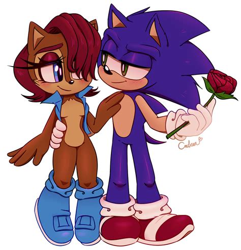 Sonic And Sally S Valentine By Reinadecorazonez On Deviantart