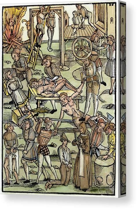 Medieval Torture 1508 Canvas Print Canvas Art By Granger