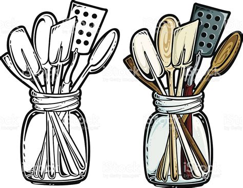 Kitchen Utensils Clipart At Getdrawings Free Download