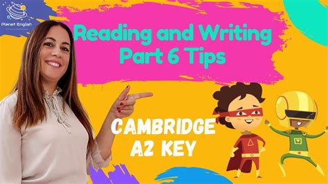 Cambridge A Key Tips For Reading And Writing Part Youtube