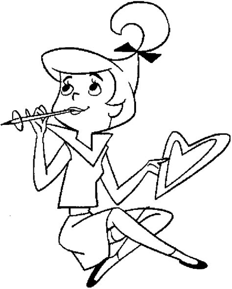Coloring Judy Jetson Lover Picture Coloring Home