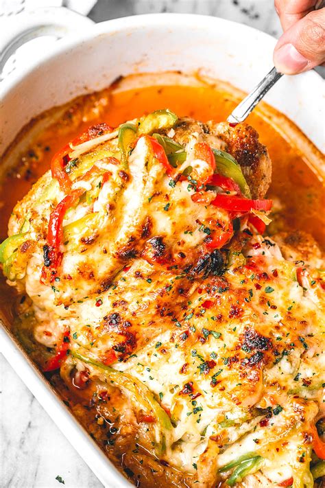 In large bowl, stir together cooked vegetables, fajita seasoning, chicken, 1 cup of the cheese and the cheese dip. Fajita Chicken breasts Casserole Recipe - How to make a ...