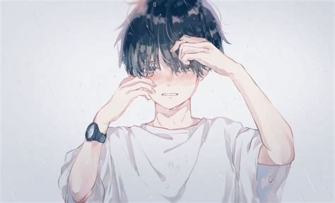 Sadboy Anime Anime Crying Anime Drawings Boy Anime Boy Crying