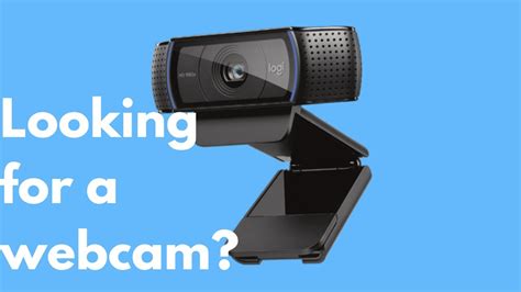 How To Setup A Logitech C920 Webcam Youtube