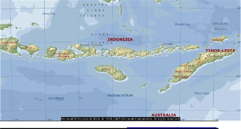 Peta Pulau Bali Dan Nusa Tenggara