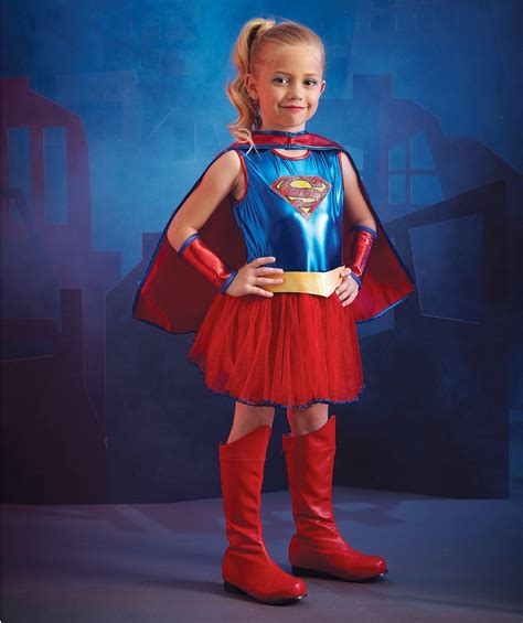 Supergirl Tutu Toddler Costume Tutu Dress Toddler Superhero Dress Up