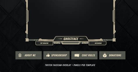 Twitch Facecam Overlay V8 Graphic Templates Envato Elements