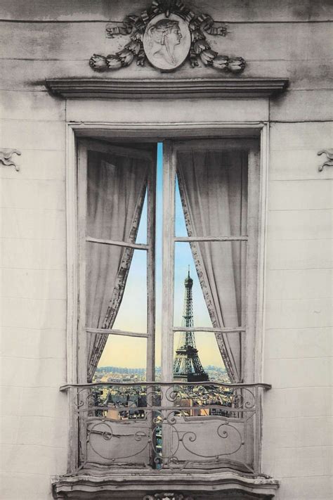 Paris Window View Tapestry Window View Paris Windows