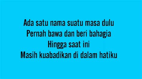 We did not find results for: Lirik Satu Nama Tetap di Hati. Cover.... - YouTube