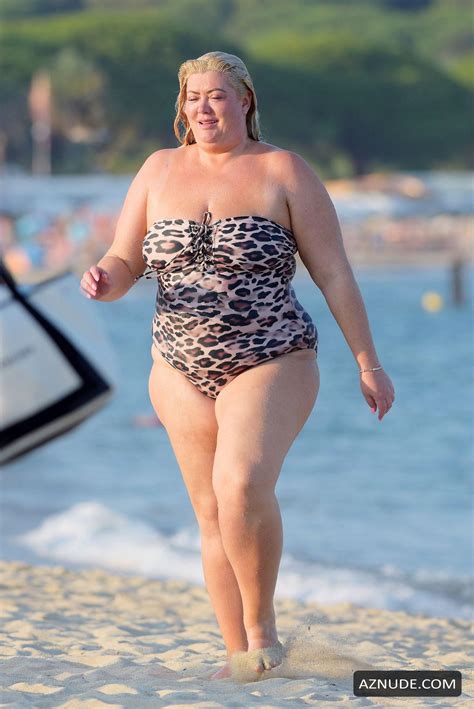 gemma collins enjoying the sun in saint tropez during surprise engagement with darby and michael