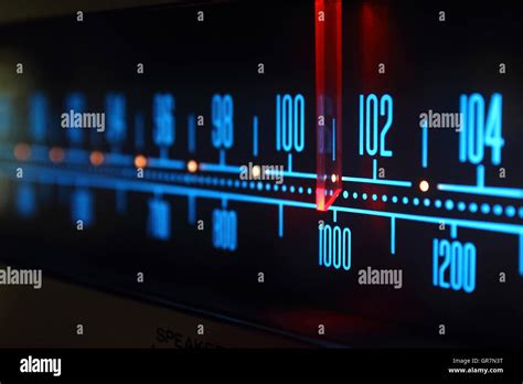 Vintage radio dial Stock Photo - Alamy