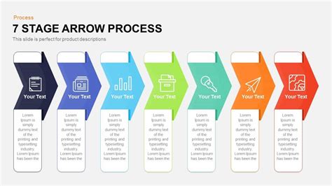 7 Stage Process Arrow Powerpoint Template And Keynote Slide 7 Stage