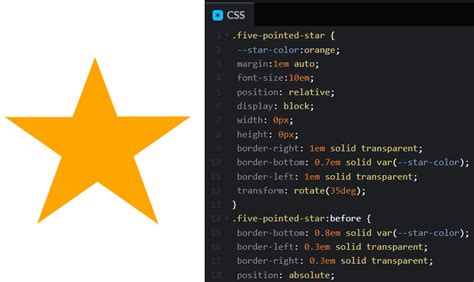Css Star Shapes ★ Source Code Included ★ Coding Dude