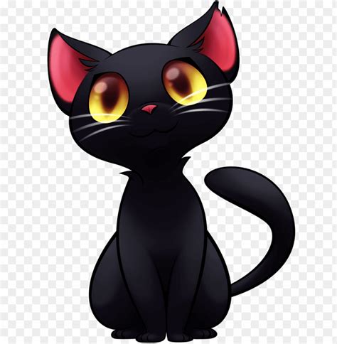 Download Black Cat Png Hd Imagenes De Gatos Animados Png