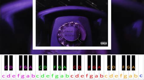Calling My Phone By Lil Tjay Piano Letter Notes
