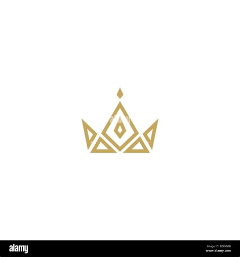 Icono De Corona De Oro Aislado En Blanco Royal Lujo Vip Primera