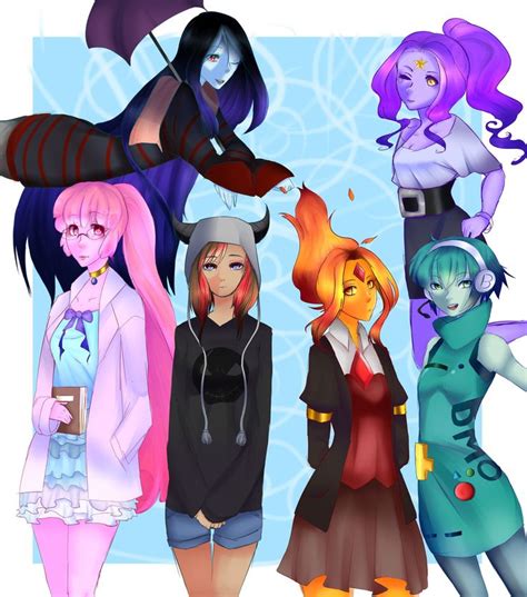 Adventure Time Girls By Athalyah75 On Deviantart Adventure Time Girls