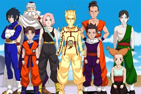 Naruto Shippuden Crossover To Dragon Ball Z Kai Anime Crossover