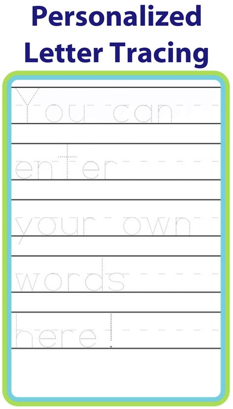 Free Printable Handwriting Worksheets Maker Free Printable Worksheet