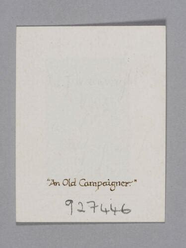 William John Wainwright 1855 1931 An Old Campaigner