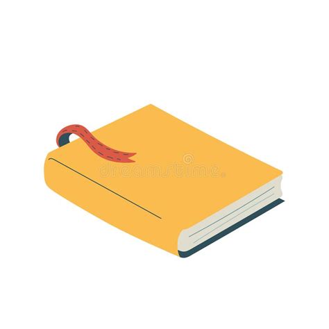 Notebook With Bookmark Vector Icon On White Background Flat Vector
