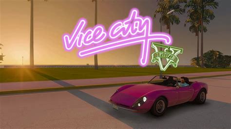 Vice City Remastered Gta V Mod Youtube