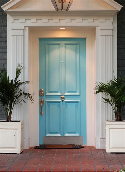 Front Door Colors Creating Shocking Splash For The House