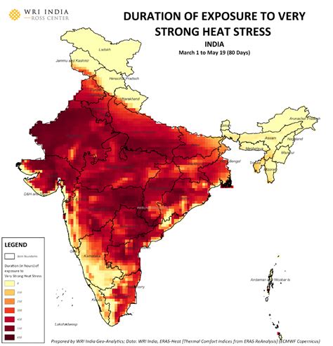 Measuring And Mapping A Heatwave Wri India Ross Center For