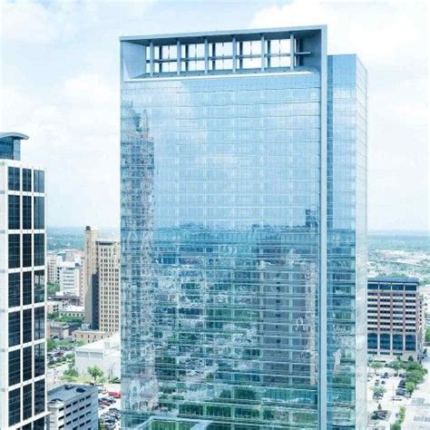 Houstons First Downtown Leed Platinum Office Building Hess Tower Is