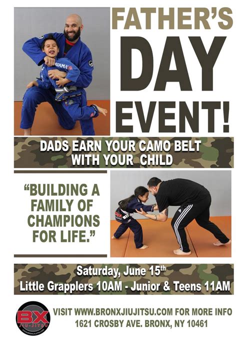Fathers Day Event Bronx New York Bronx Jiu Jitsu