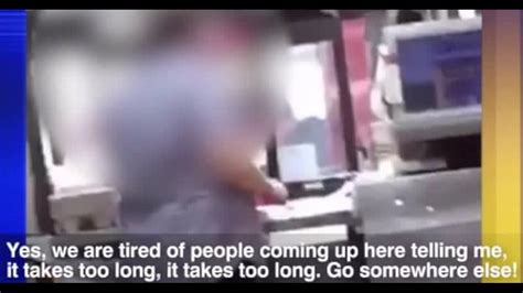Enraged Mcdonalds Manager Caught On Camera Cursing Out Customer