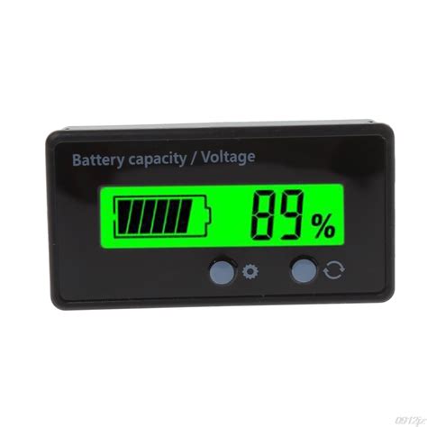 V Lcd Acid Lead Lithium Battery Capacity Indicator Voltmeter