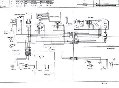 Kubota B7800 Wiring Diagram Kubota Diesel Engine Wiring Diagram Wiring