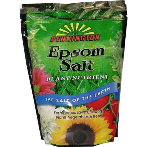 Epsom salts is magnesium sulfate. Pennington 7 lb. Epsom Salt-100524480 - The Home Depot