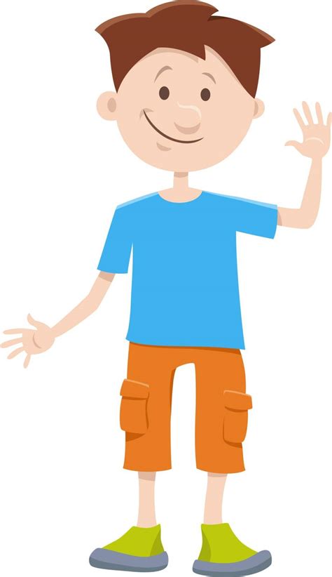 Kid Boy Cartoon Comic Character Stock Image Vectorgrove Royalty