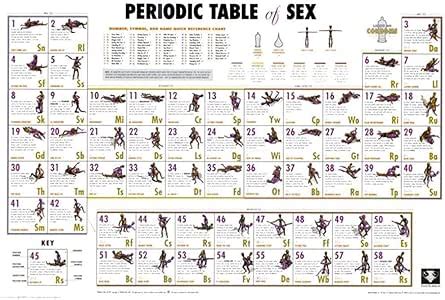 Amazon Periodic Table Of Sex Poster X In Sex Position Dvd The Best