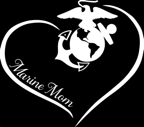 Usmc Mom Svg 119 Svg File Cut Cricut