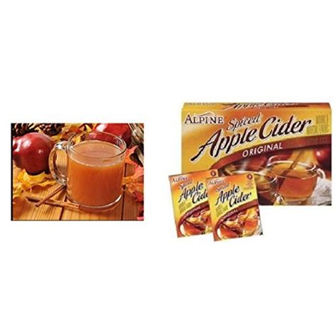 Spiced Hot Apple Cider Instant Mix Packets Alpine Original